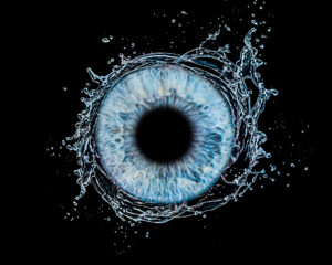 Effet eau shooting iris solo au Touquet