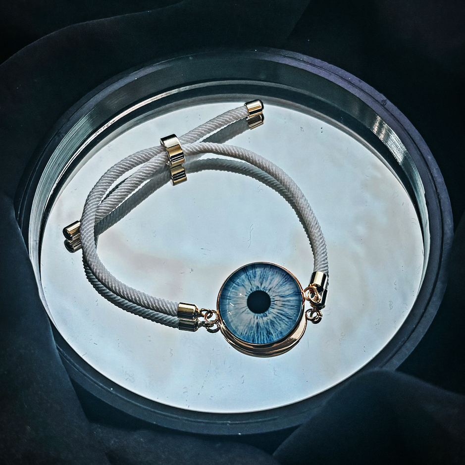 Bracelet cordon avec votre iris en photo
