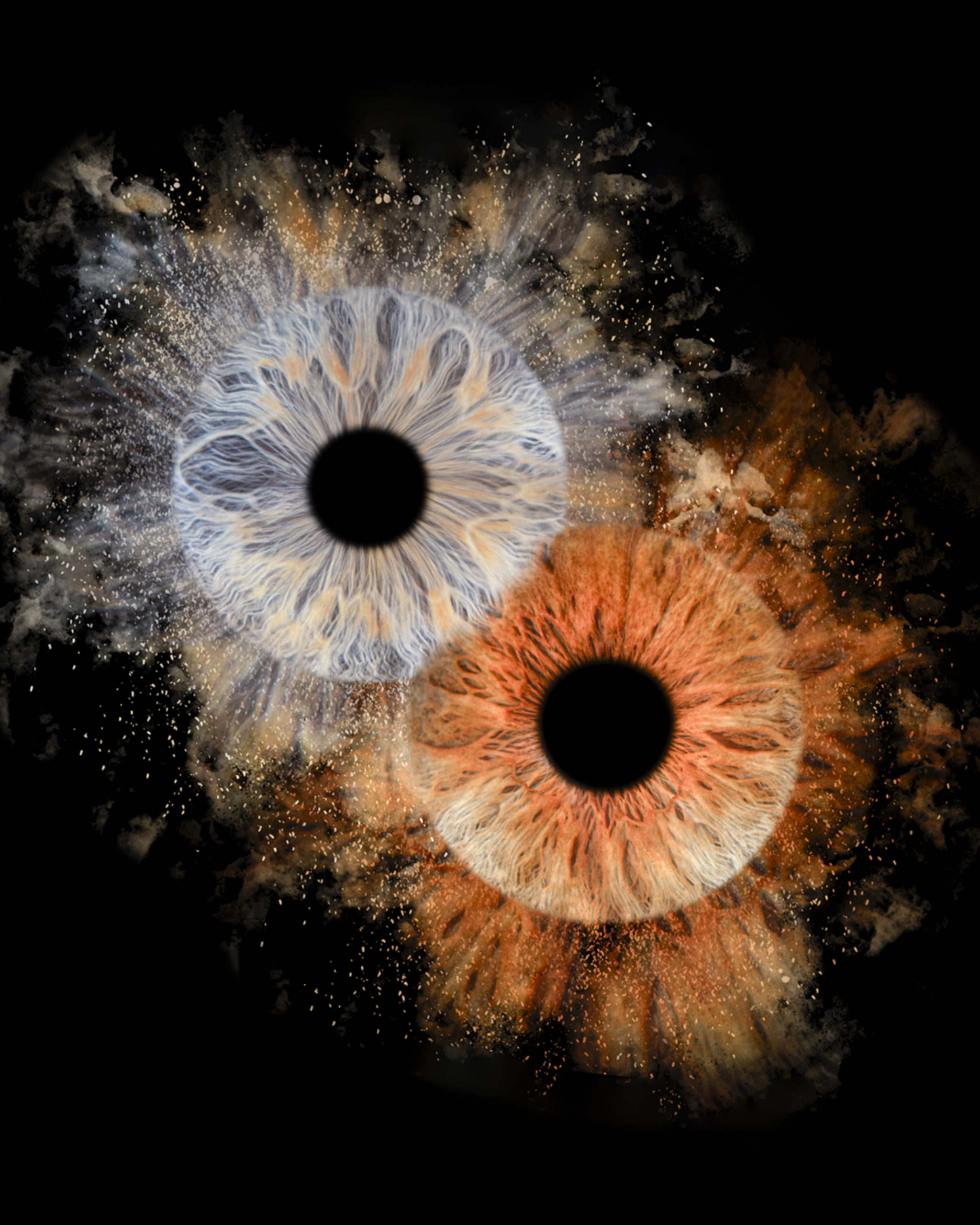 Idée cadeau de noël au Touquet: shooting iris en couple